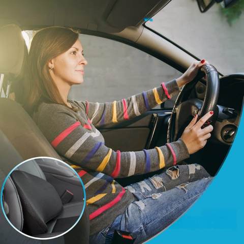 Auto vankúš na chrbát a sedenie – Zosilnené pohodlie 