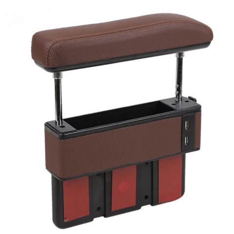 Universal Car Armrest — Adjustable Comfort with Integrated USB Port 