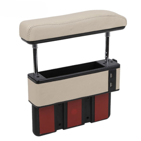 Universal Car Armrest — Adjustable Comfort with Integrated USB Port 