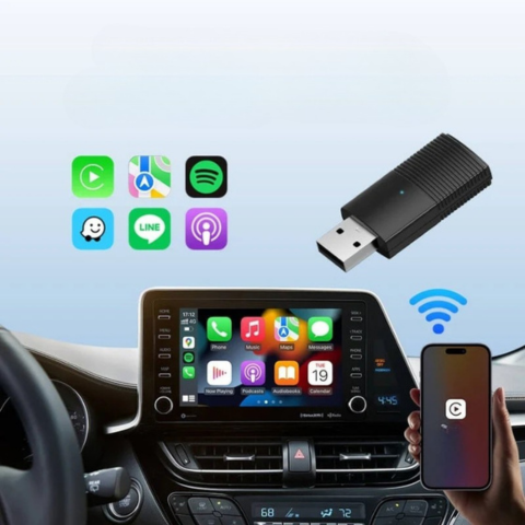 Wireless CarPlay Adapter – Automatic Connection For OEM Systems 