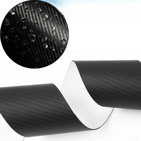 Door Protection Sticker — Durable Carbon Fiber Finish 