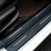 Door Protection Sticker — Durable Carbon Fiber Finish 