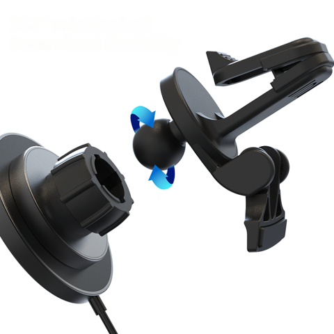 شاحن مغناطيسي لاسلكي للسيارة – قيادة متصلة وعملية 