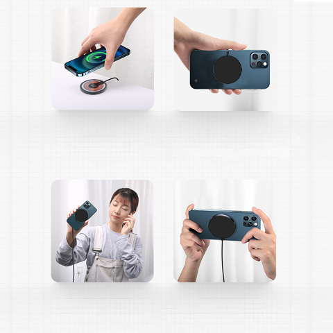 شاحن مغناطيسي لاسلكي للسيارة – قيادة متصلة وعملية 