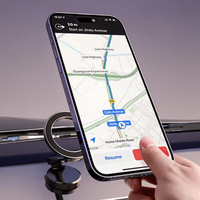 دعم الهاتف المغناطيسي 360° للسيارة – تثبيت فائق الاستقرار 