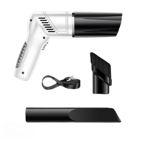 Powerful Cordless Car Vacuum - Fast Cleaning & Efficient Vacuuming