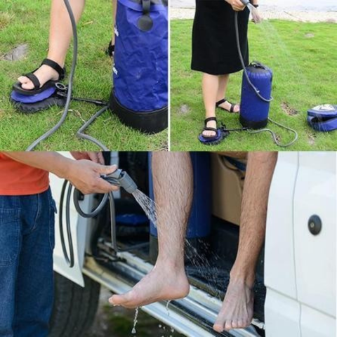 Portable Camping Shower - Outdoor Hygiene & Compact Size