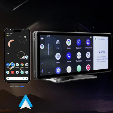 Écran Tactile Sans Fil Pour Voiture — Commande Intelligente & Design Élégant