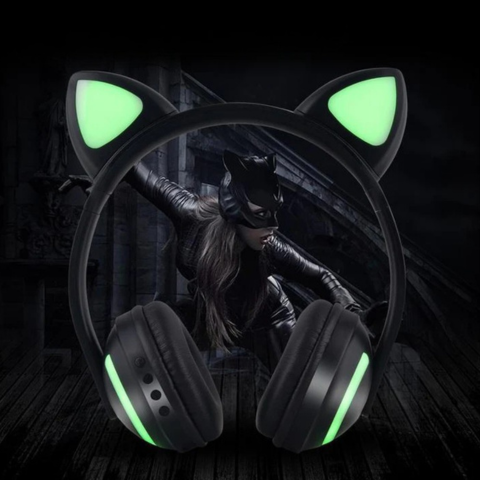 Sluchátka Bluetooth Cat Ears - pohodlí při poslechu a originální styl