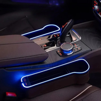 Car Seat Organizer With LED Lighting - Practical Storage & Modern Ambience