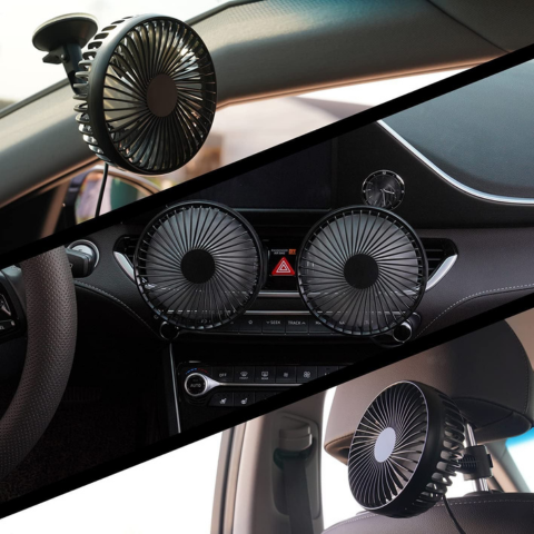 Mini Car Fan — Effective Cooling On The Go 