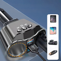 Car Cigar Lighter Adapter - Dual USB Port & Digital Display