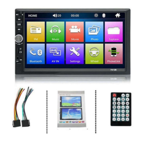 Car Multimedia System — Double Din Screen & HD Video Playback 