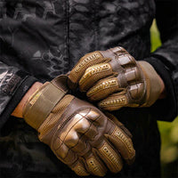 Reinforced Tactical Motorcycle Gloves – Extreme Protection and Grip 