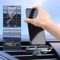 Podpora telefonu do auta, mřížka ventilace – rotace 360° a automatické uzamčení 