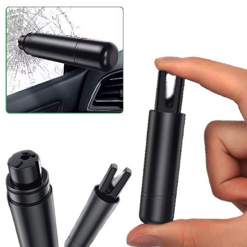 Emergency Hammer for Car – Window Breaker & Seatbelt Cutter 