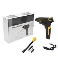 ポータブルエアコンプレッサー120W — 車、バイク、そして自転車に最適 