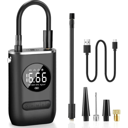 Přenosný nafukovač pneumatik — Rychlé a snadné nafukování kdekoli 