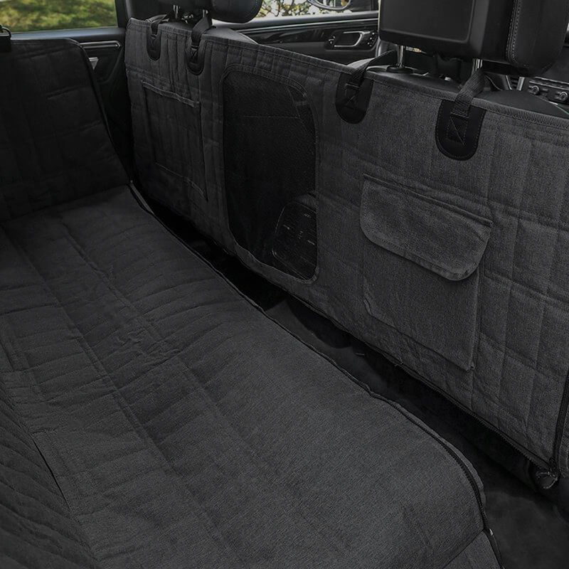 犬用カーシートカバー-完全保護＆簡単取り付け