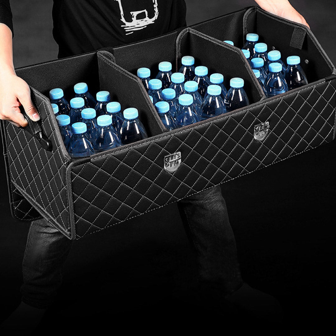 Car Trunk Organizer - Elegant Storage & Large Capacity