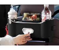 Rear Seat Organizer With Hooks And Storage Box - Optimized Space & Tidy Car