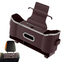 Rear Seat Organizer With Hooks And Storage Box - Optimized Space & Tidy Car