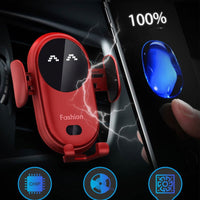 Wireless Car Charger with Phone Holder – Automatic and Fast Mounting