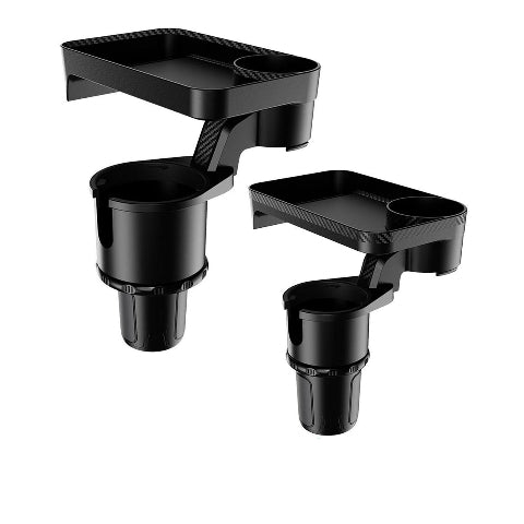 Biloppbevaringsstativ – Integrert brett og koppholder 