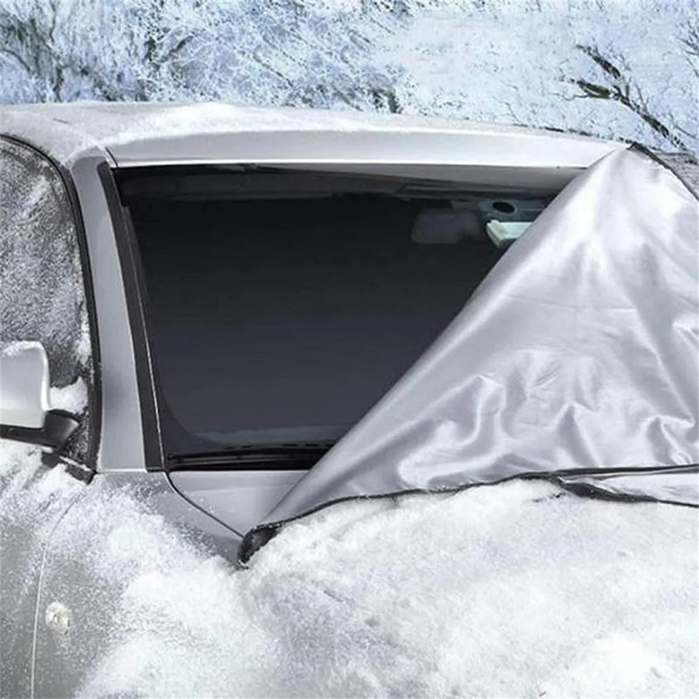 Magnetic Windshield Cover — Protection Against Frost and Snow 