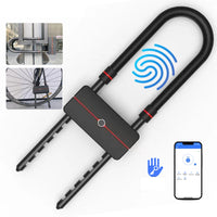 Bluetooth Connected Bike Lock & Fingerprint 