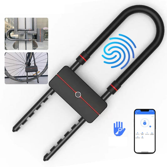 Bluetooth Connected Bike Lock & Fingerprint 