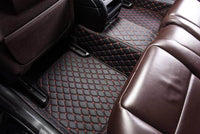 Waterproof Car Mats – Black & Red Sport Style 